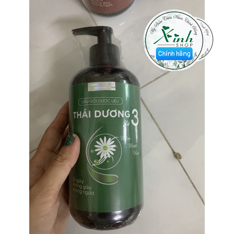 Dầu gội dược liệu thái dương 3 hương hoa - hương lá 200ml ngăn ngừa rụng tóc và sạch gàu