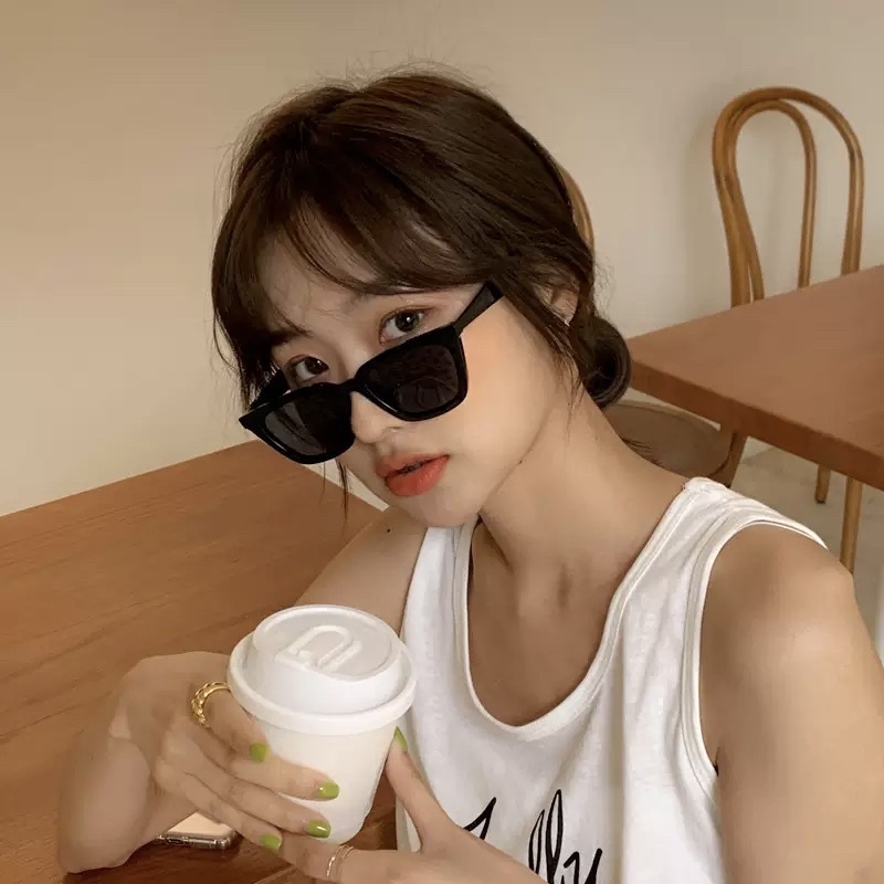 Kính gọng vuông form bé Gaigarden thời trang nam nữ cao cấp