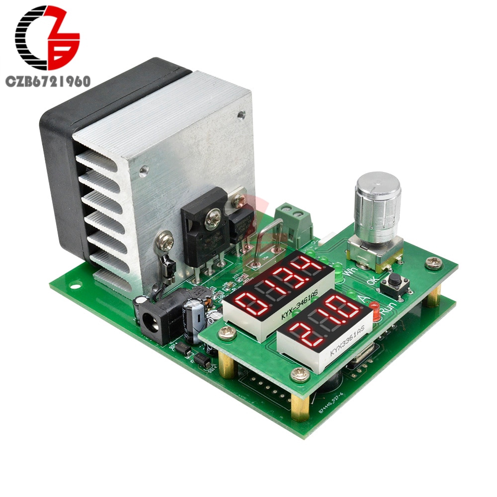 9.99A 60W 30V Constant Current LED Digital Electronic Load 18650 Lithium Lipo Lead Acid Battery Capacity Discharge Meter Tester