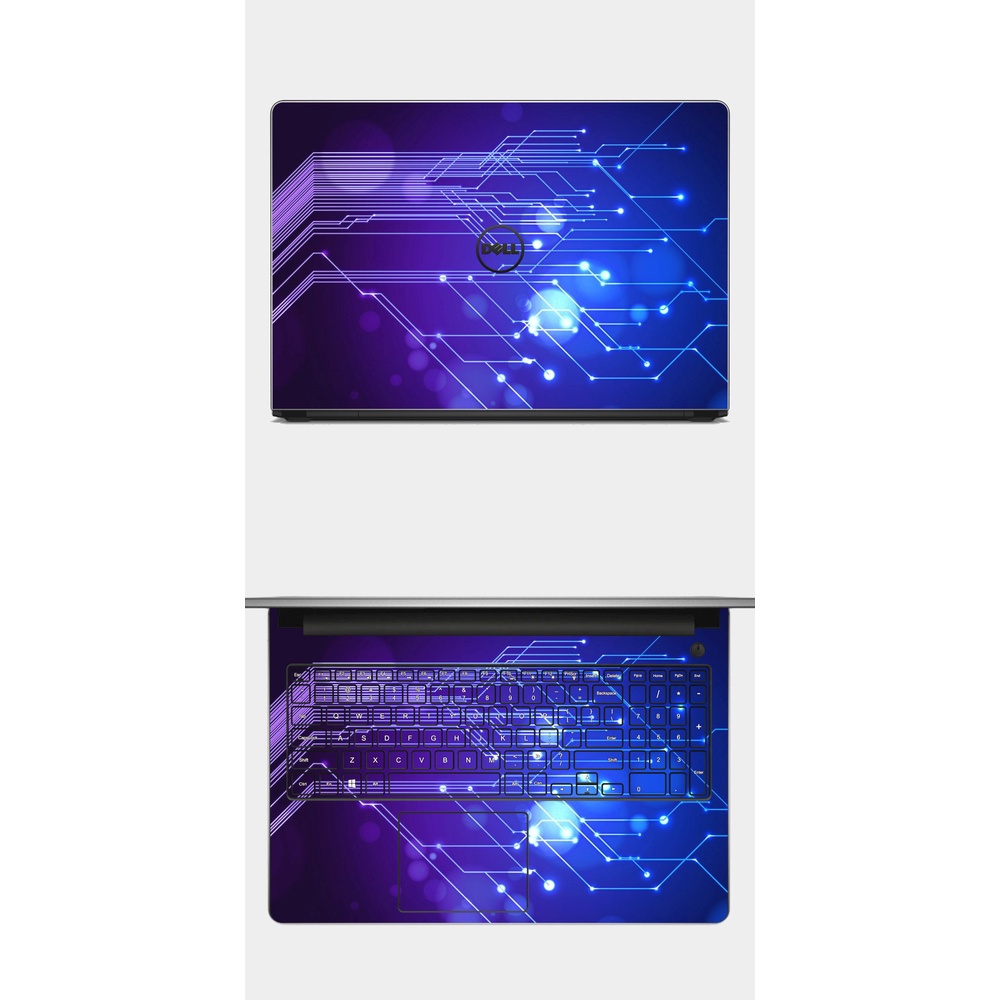 Skin 3D nam tính cho Dell Asus Hp lenovo Acer Thinkpad Msi in hình theo yêu cầu miếng dán laptop máy tính