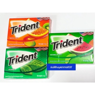 singum Trident không đường - có 4 vị, _12 tép _21,6g.11/2023