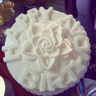 Khuôn cơm lớn Rau Câu Happy birthday Tròn 20cm số 11 - dụng cụ làm bánh trà sữa [ có sỉ ]