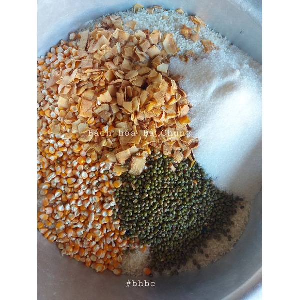 Bánh ống đùng - Bắp đùng - Gạo đùng - Dừa sấy mì tôm đậu phộng khoai lang 200g