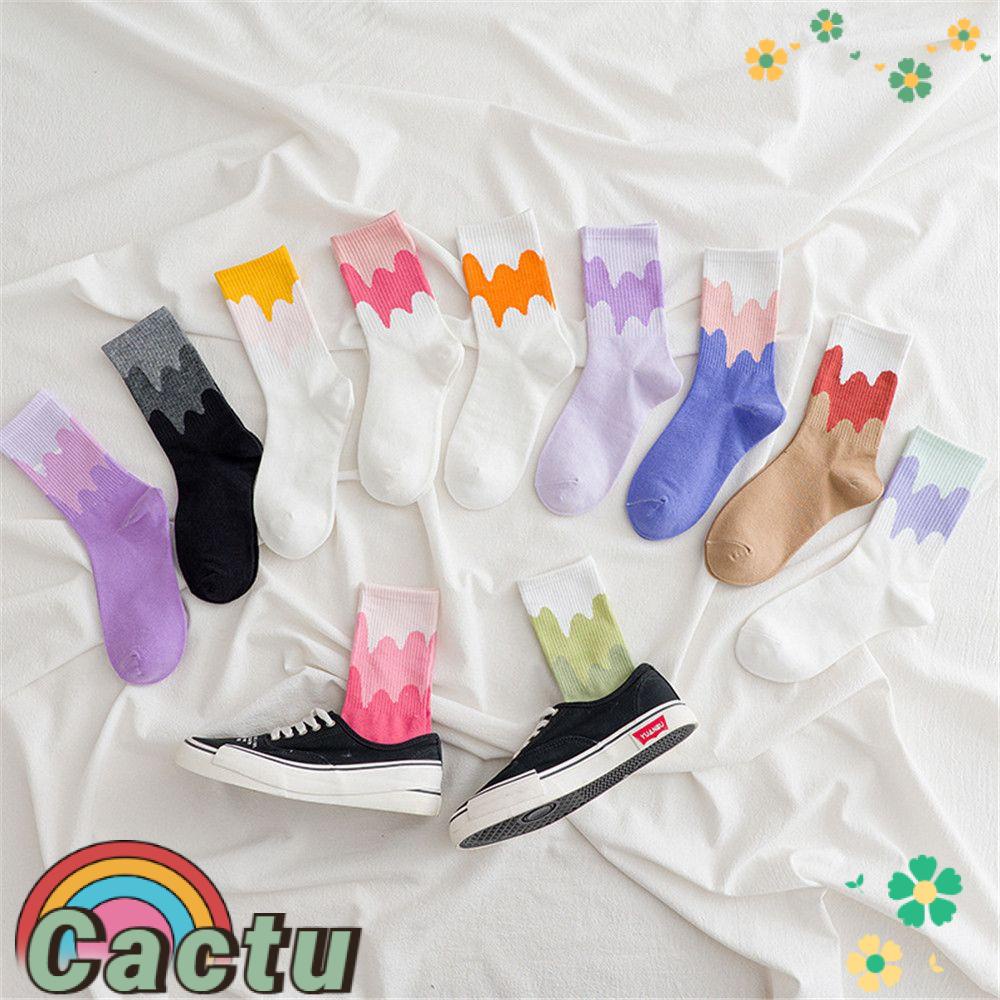 Vớ Họa Tiết Cầu Vồng Dễ Thương Sáng Tạo Phong Cách Hip hop