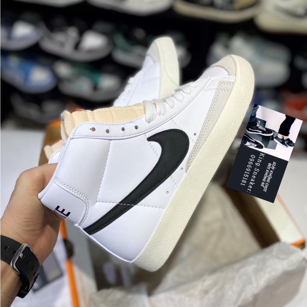 Giày Nike_Blazer Mid 77, chuẩn Sc trung full Bill tặng Box bảo vệ