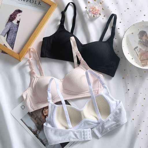 Áo ngực nữ không gọng mút mỏng học sinh, áo lót đệm mỏng ôm ngực DOPICO A838