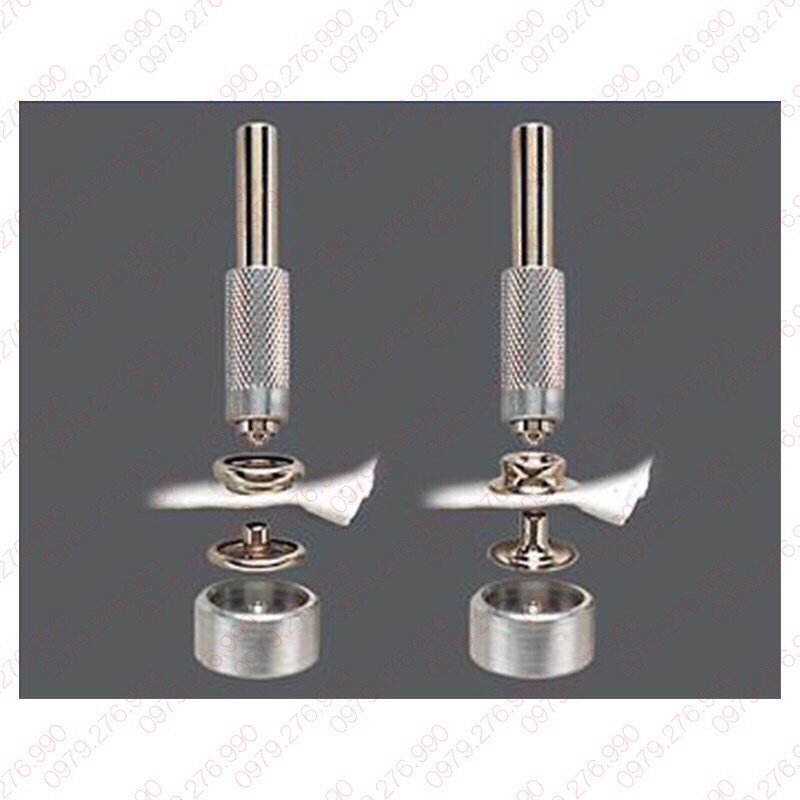 Cúc bấm chậu 15mm loại ko gỉ sét- 30 bộ/ gói
