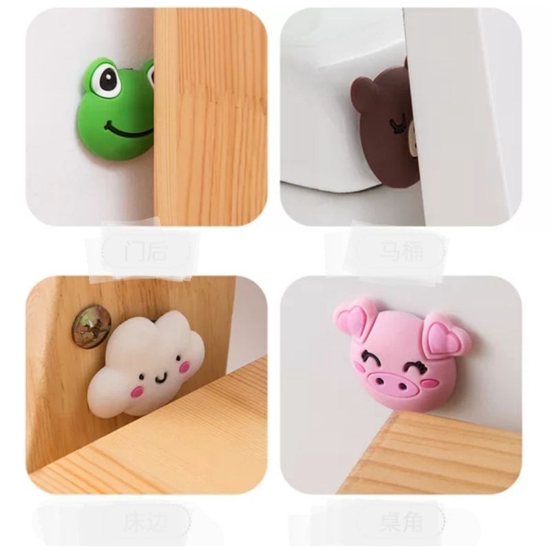 Miếng Dán Trang Trí Hình Động Vật Bằng Xốp Chống Va Đập JP5 YUE