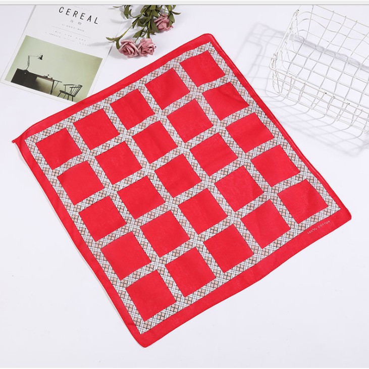 Bộ sưu tập khăn bandana hoa tiết vuông BDN07