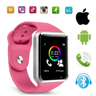 Đồng Hồ Thông Minh Smart Watch Pink Thế hệ mới - GẮN SIM NGHE GỌI Màu Hồng Xinh
