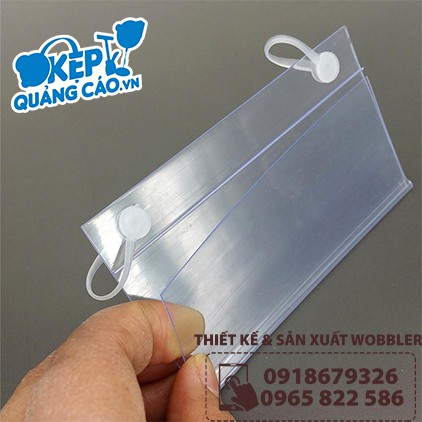 Nẹp treo siêu thị, nẹp treo vinmart, nẹp bảng  giá treo đa năng - KT 5.5*10cm