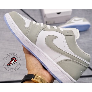 [RenSneaker] Giày Sneaker AJ1 Low Wolf Grey - Cao Cấp 🔥
