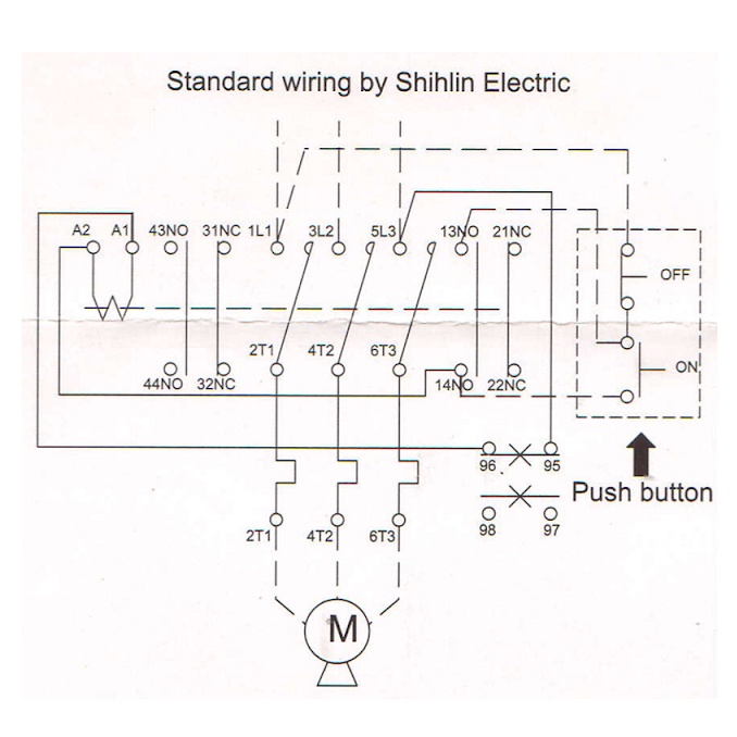 Khởi Động Từ Hộp 11A 3 Pha Shihlin MS-P11PBE, Điện Áp Cuộn Hút 220V và 380V HÀNG CHÍNH HÃNG