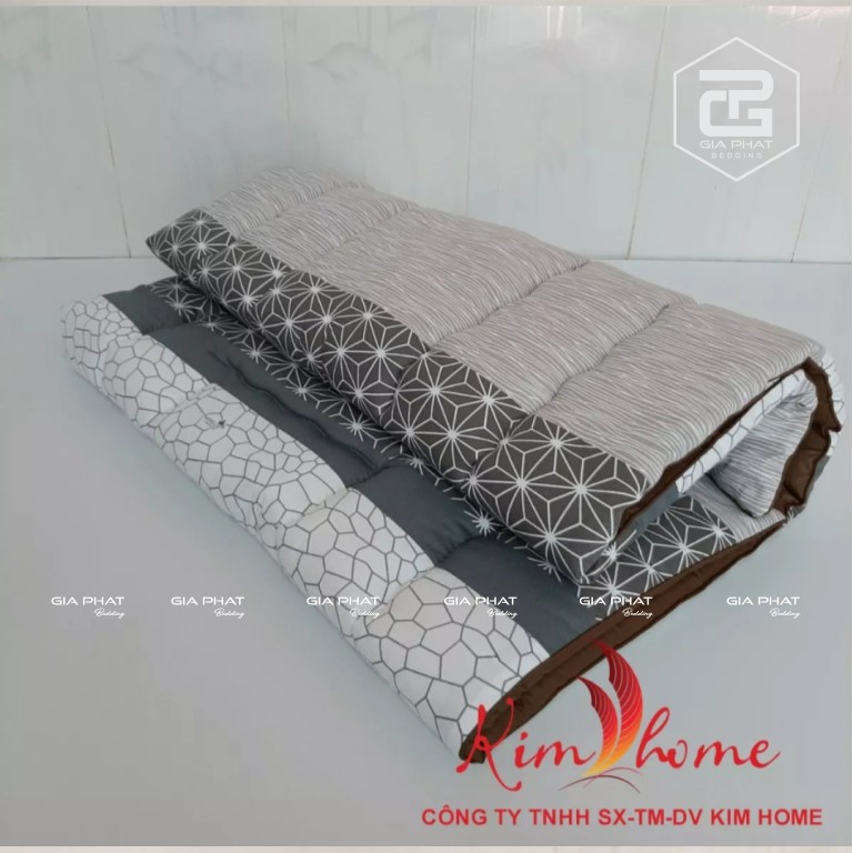 [KIMHOME - CHÍNH HÃNG] Nệm cá nhân - Nệm văn phòng chần gòn kích thước 75x180cm dày 3cm