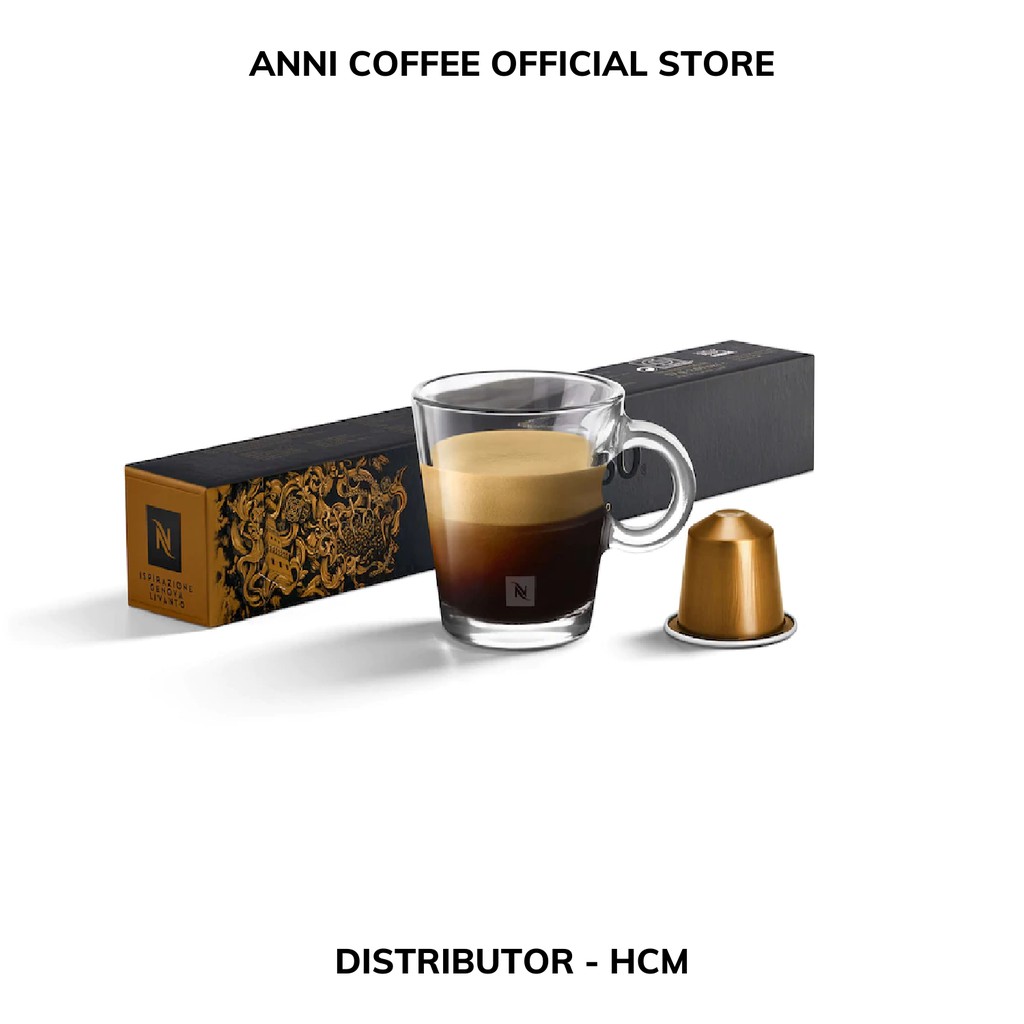 Cà Phê Viên Nén NESPRESSO Chính Hãng Dòng Livanto Độ Mạnh 06, New Date 2021, Hộp 10 Viên, NPP Anni Store