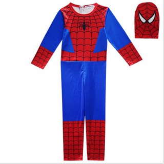 TRẺ EM Hoá trang người nhện Spiderman kèm mũ trùm