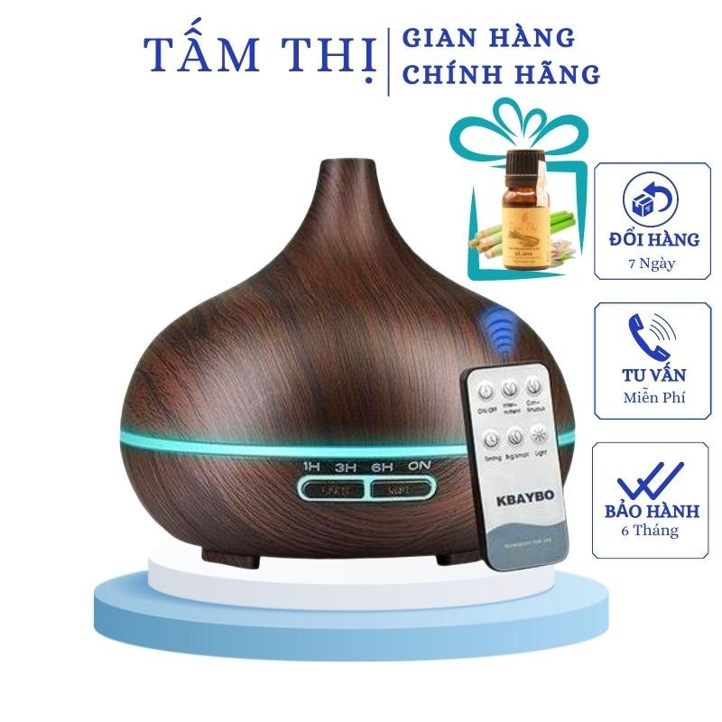 Máy Xông Tinh Dầu Phòng Ngủ TẤM THỊ Aroma Cổ Cao 550ml Tạo Ẩm Tỏa Hương Thơm Mát Phòng Giúp Diệt Khuẩn & Đuổi Côn Trùng