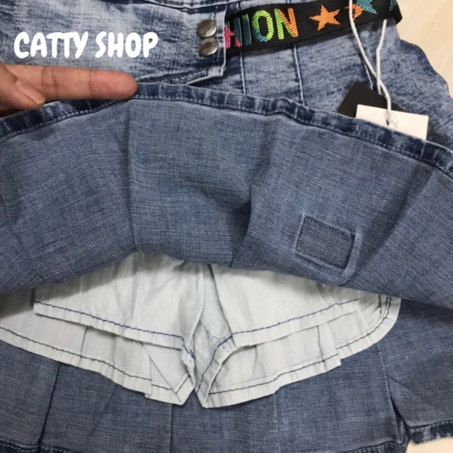 Váy jean xòe, jean ôm cao cấp thời trang cute cho bé gái từ 18 -32 kg, catty shop