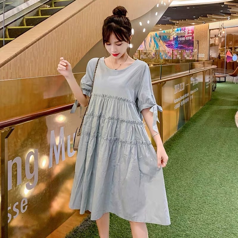 Váy đầm bầu phom xuông rộng đẹp hàng quảng châu