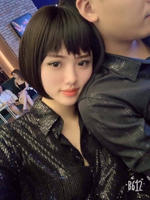 Tóc giả 😍 free ship😍cúp tém cao cấp- tặng lưới tặng lượt