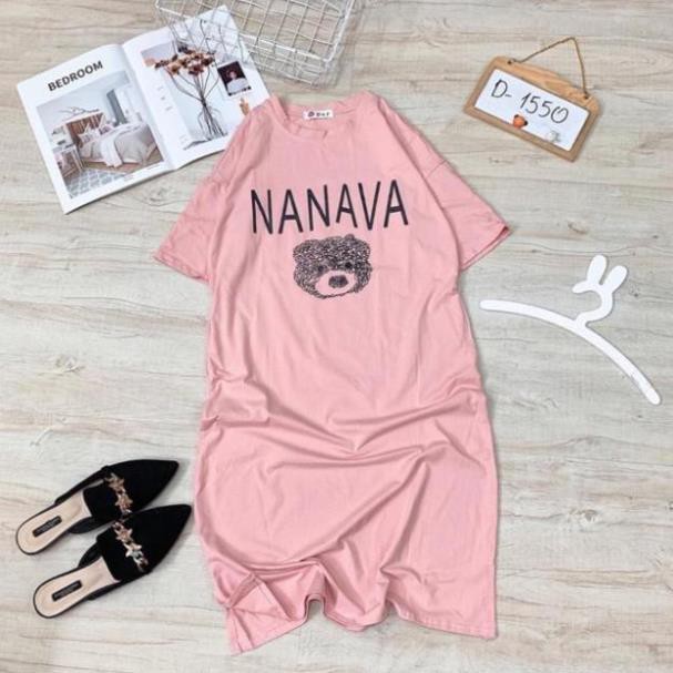 Váy xuông gấu nanava - Đầm xuông from rộng dáng dài [Yến Trần]