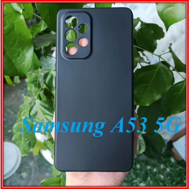 Ốp lưng Samsung Galaxy A53 5G - Ốp lưng dẻo đen hạn chế bám vân tay, bảo vệ camera