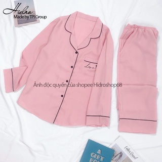Bộ Pijama lụa thiết kế 3D dài dài Zami