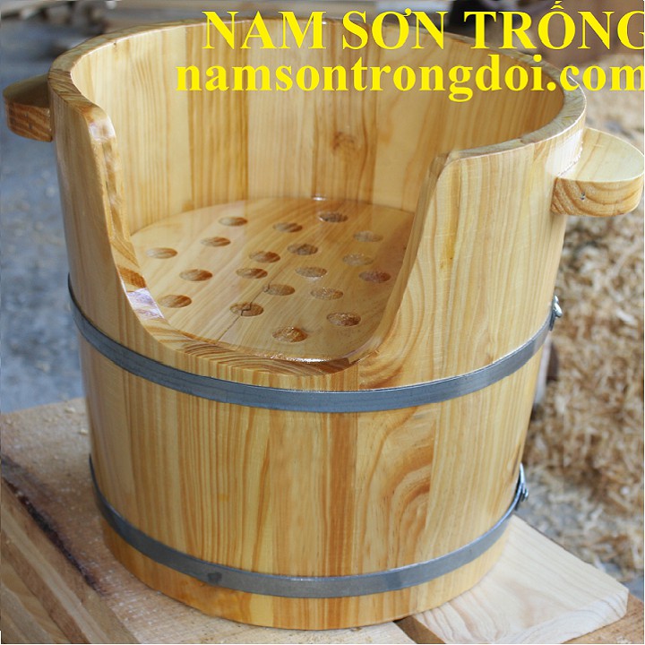Thùng xông đầu gỗ thông (không kèm máy)