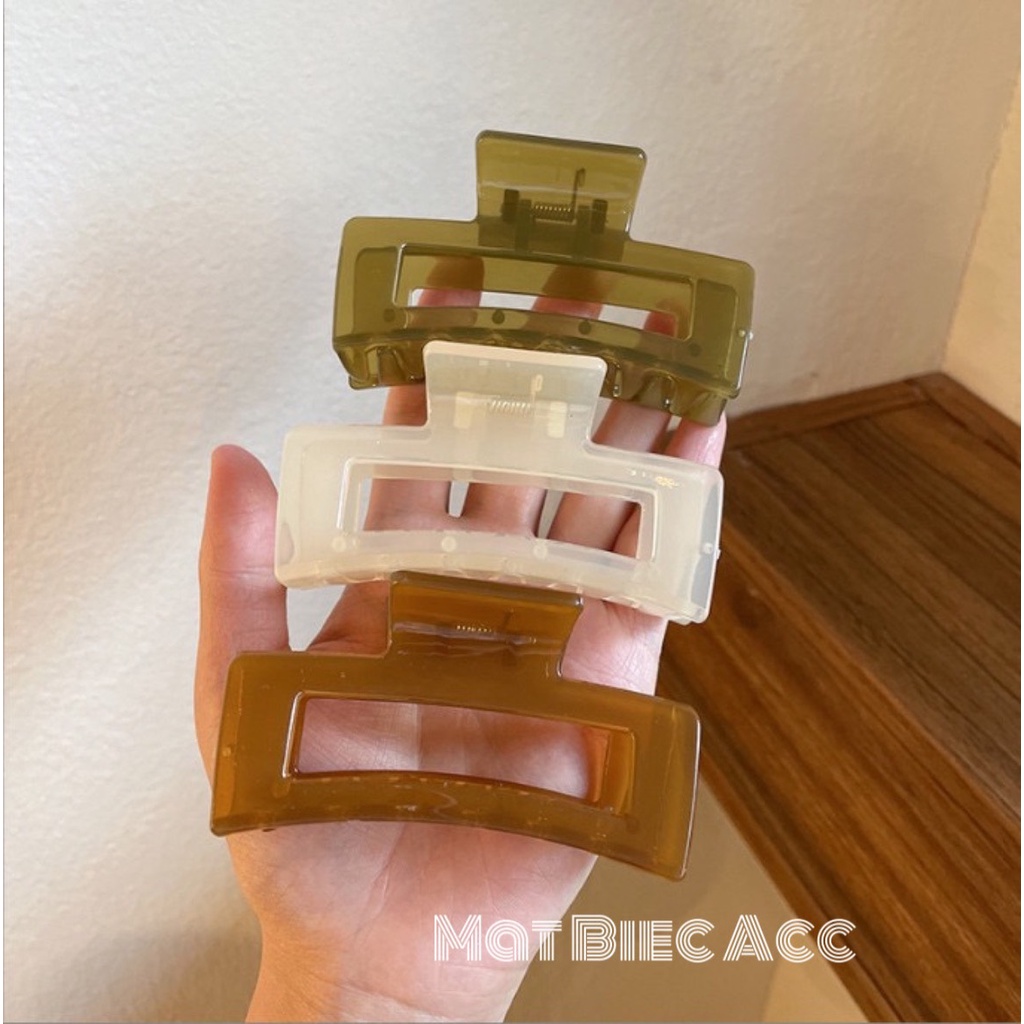 Kẹp Tóc Cỡ Lớn Thiết Kế Đơn Giản Phong Cách Hàn Quốc SP0063