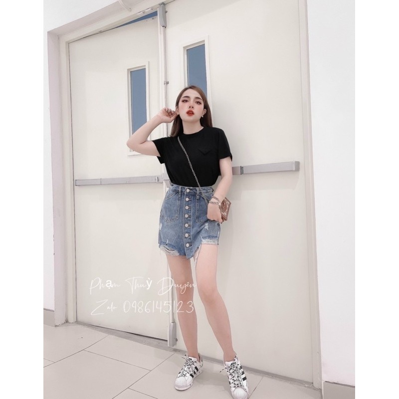 QUẦN GIẢ VÁY BÒ VẠT LỆCH MS14433 | BigBuy360 - bigbuy360.vn