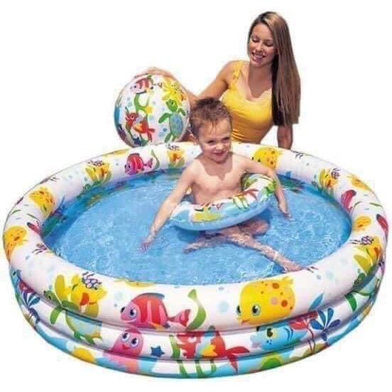 bể bơi tròn 3 chi tiết