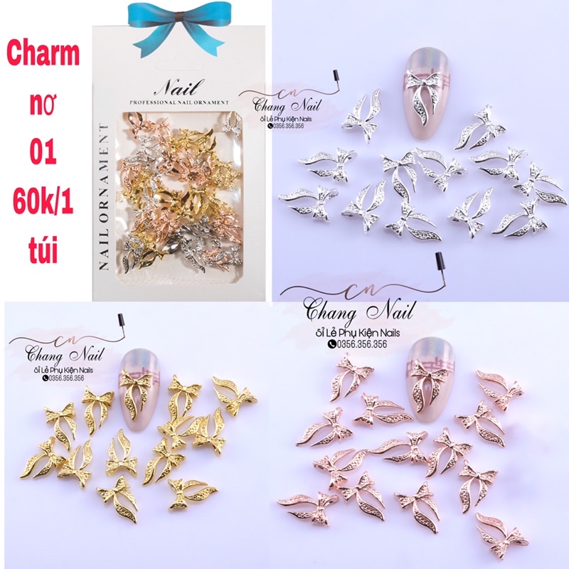 Charm nơ kim loại