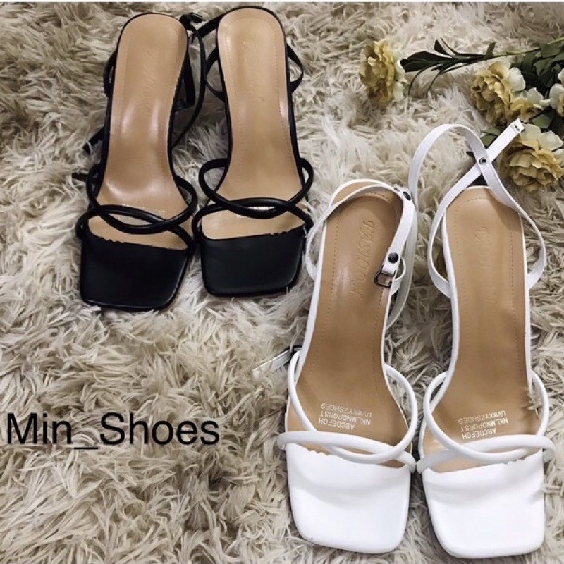 Sandal nữ quai ngang gót trụ tròn đế cao 7 phân đẹp C35