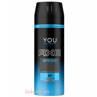 Xịt khử mùi toàn thân NAM Axe Refreshed 150ml