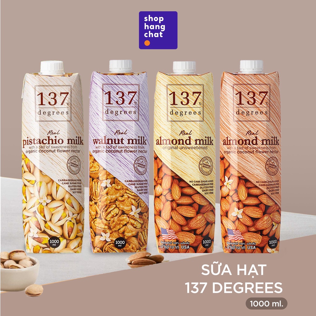 Sữa hạt 137 DEGREES Thái Lan 1000ML