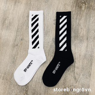 Tất OFFWHITE Sọc Cổ Cao