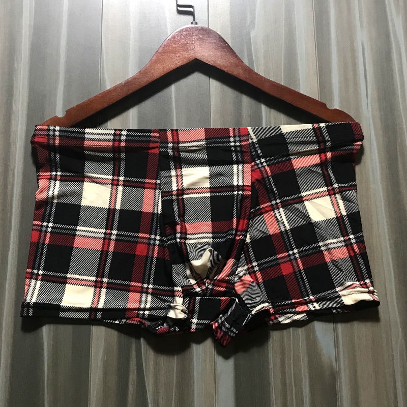 Quần Boxer Kẻ Sọc Thoáng Khí Phong Cách Thời Trang Hàn Quốc Cho Nam Giới