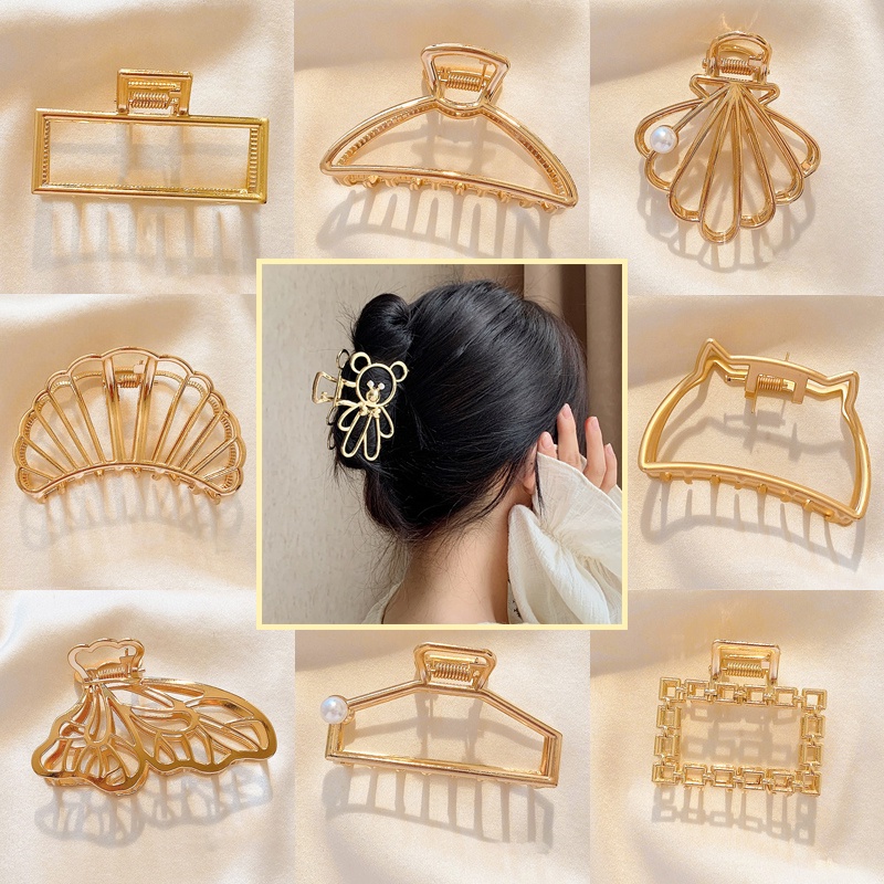 Kẹp tóc kim loại phong cách Hàn Quốc dành cho nữ