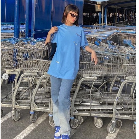 ÁO LEVENTS® MINI ICON POCKET TEE / BLUE
