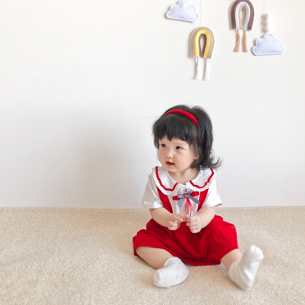 Đầm Công Chúa Phong Cách Hàn Quốc Thời Trang Cho Bé Gái