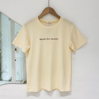 ÁO THUN IN CHỮ WORK FOR MONEY SPA2116