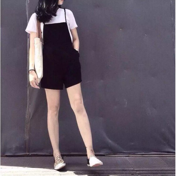quần short yếm (đen) - Phân Phối Chính Thức