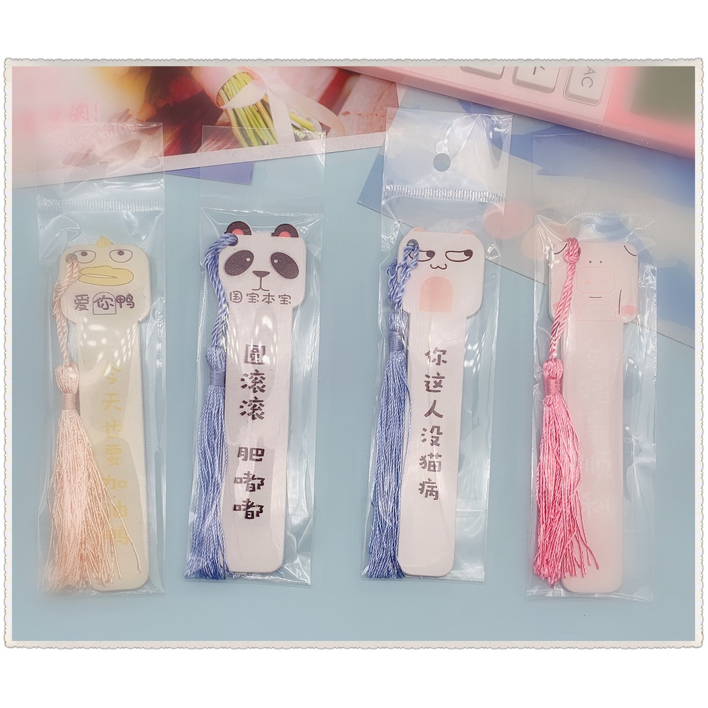Bookmark đánh dấu trang gỗ có kẻ vạch nhiều mẫu dễ thương cute TooYoo TY0048
