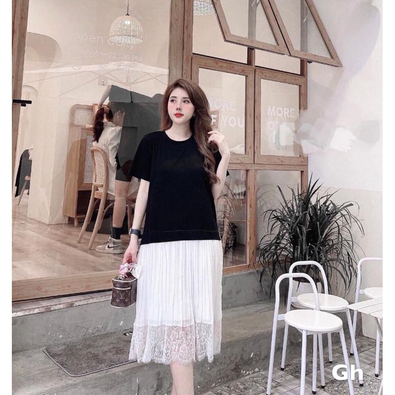 Váy chân ren xinh dã mannnnn Mặc hàn xẻng cực ạ  E về sẵn 4 màu xinh | BigBuy360 - bigbuy360.vn