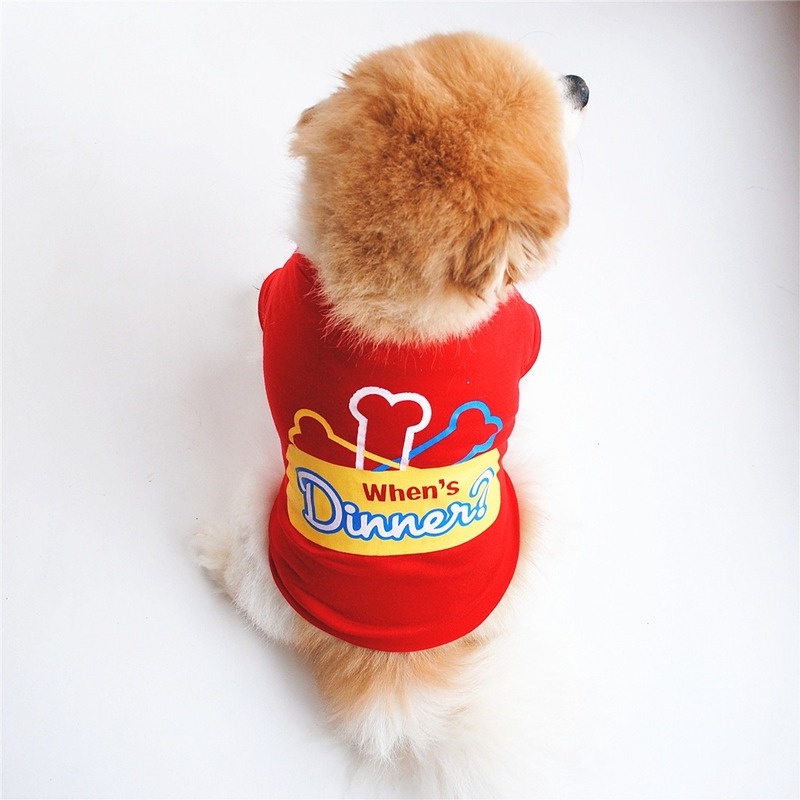 Áo khoác in họa tiết xương đáng yêu dành cho thú cưng