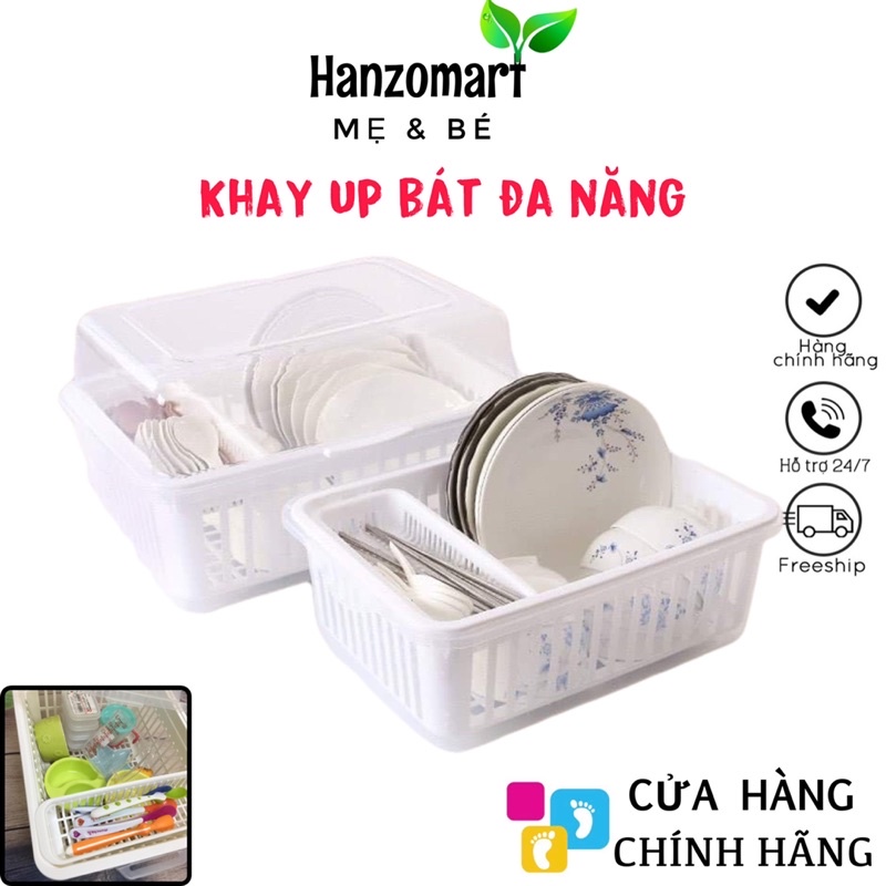 Khay Giá Úp Chén Bát, Bình Sữa Có Nắp Đậy Cho Bé (Hàng Cao Cấp Nội Địa Trung)