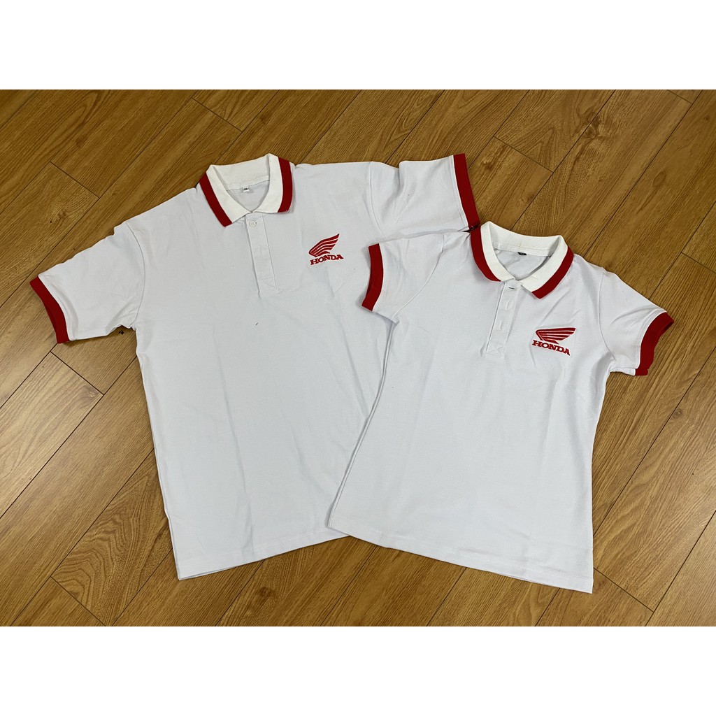 Áo thun honda cổ đỏ