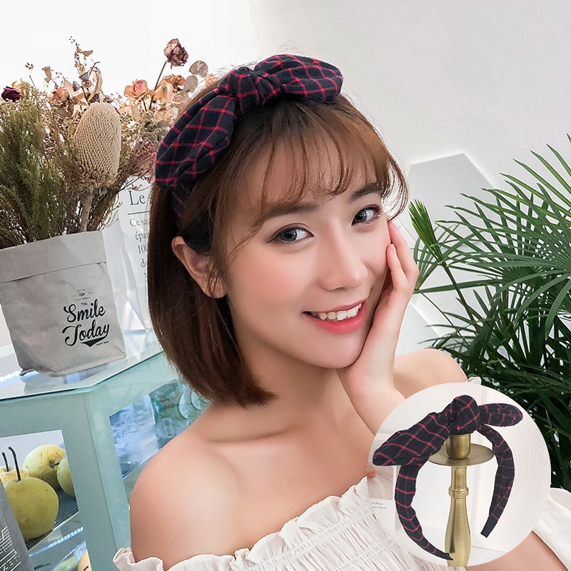 Cài tóc thắt nơ phong cách hàn quốc thời trang xinh xắn cho nữ