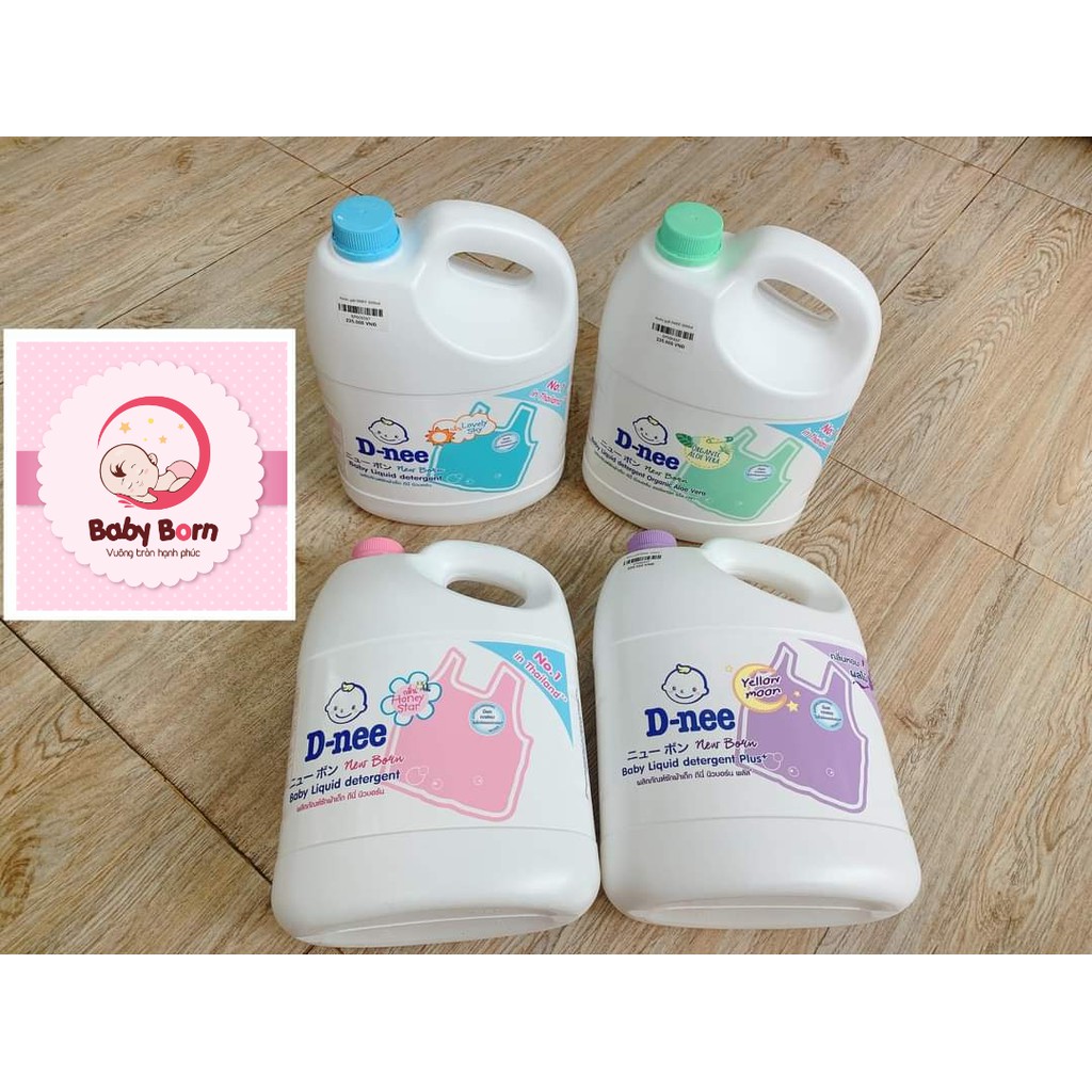 [100% hàng nhập khẩu chính hãng] - Nước giặt Dnee Thái Lan cho bé can 3000ml