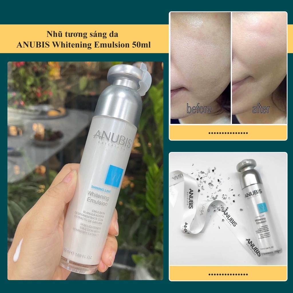 Nhũ tương sáng da ANUBIS Whitening Emulsion 40ml